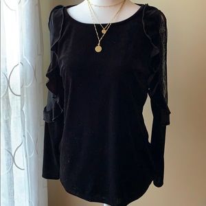 Velvet blouse